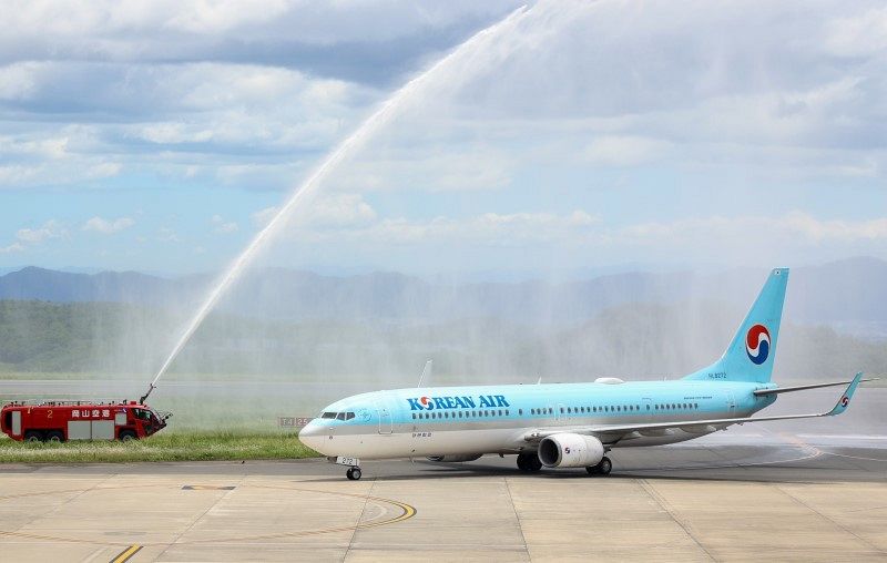 岡山空港ソウル線就航３５年 計２６１万人利用　最盛期の４割に落ち込み、便数の回復焦点
