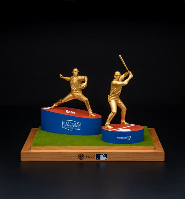 大谷翔平の「等身大の黄金像」大阪に登場…驚異の参考価格発表 「大谷