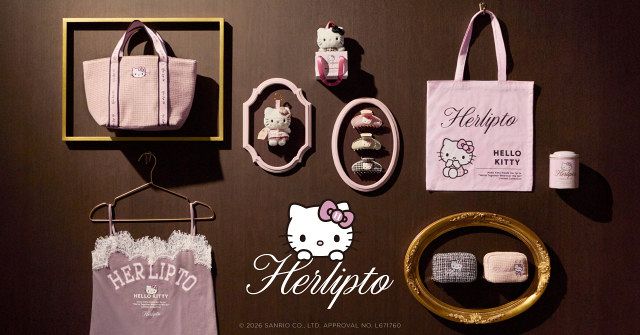 Her lip to×HELLO KITTY、初のコラボレーション 8・20から代官山で