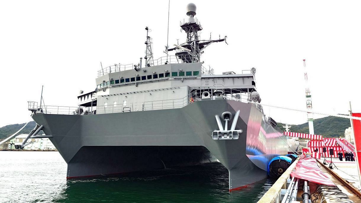 [引き渡し確定] 船
のブイorふろーフロート 海自音響測定艦「びんご」引き渡し 三菱重工、潜水艦警戒へ呉に配備