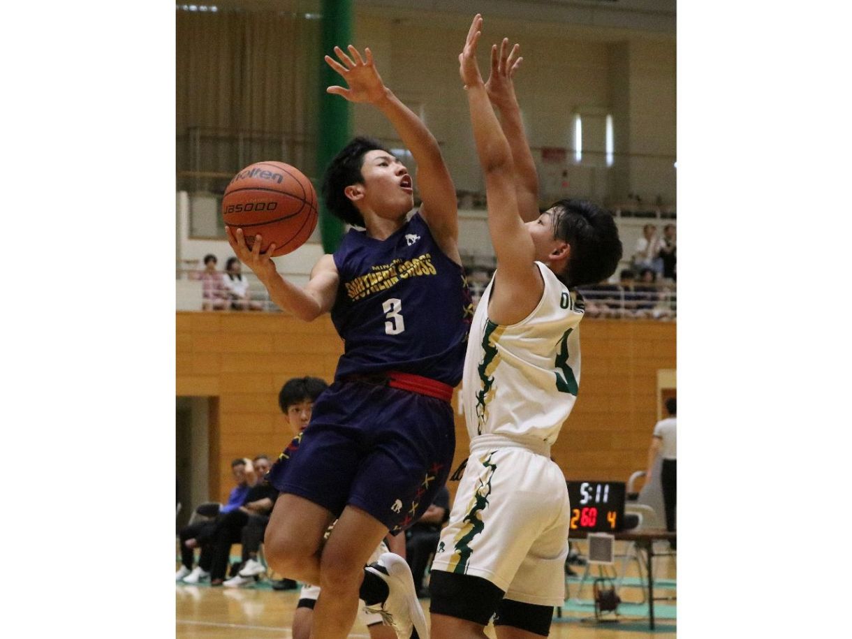 バスケ男子、倉敷南中6連覇 岡山県中学校総体：山陽新聞デジタル