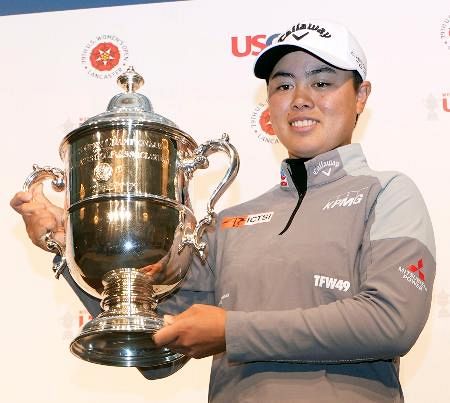 笹生優花「いい思い出できた」 全米女子ゴルフ優勝で会見：山陽