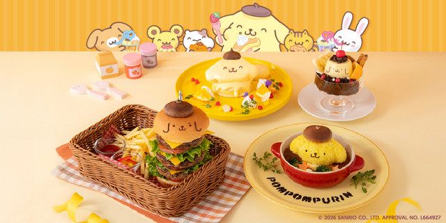 ポムポムプリン30周年をお祝いしたテーマカフェが登場 かわいい