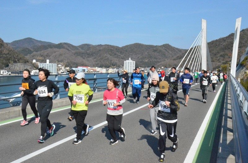 里海の眺望を楽しみながら駆ける　備前・日生でマラソン