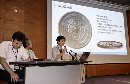 古代中国製、紀元前後の鏡と判明 き龍文鏡、奈良・富雄丸山古墳：山陽