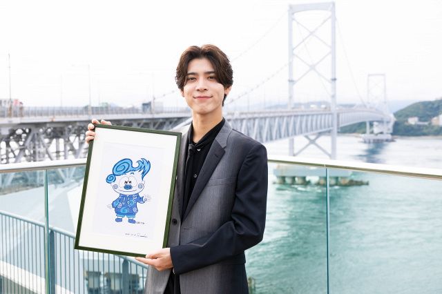 timelesz・松島聡、アートで地域と初コラボ 自身デザインのキャラ