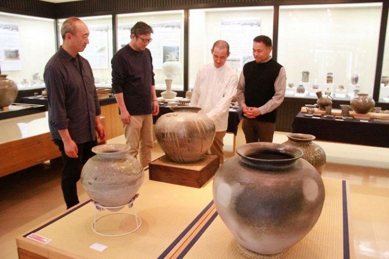 寒風　鶴くび　14　備前焼 寒風 鶴くび 14 備前焼