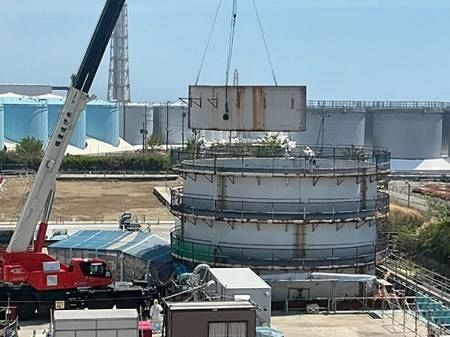 旧型汚染水タンクの解体完了 福島第1原発、約11年かけて：山陽新聞 
