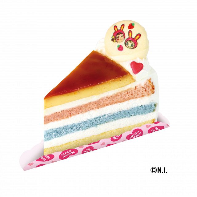 ペコちゃんがベリエちゃんに！カラフルな“ゆめかわ”ショートケーキが