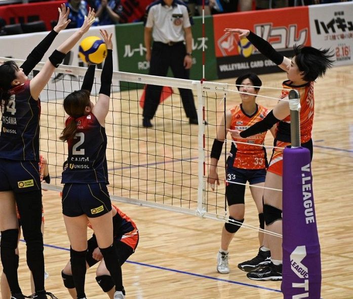 シーガルズ Vカップ決勝進出逃す 日立に2―3、3位決定戦へ