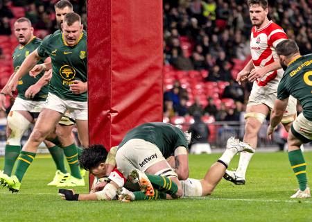 ラグビー日本、南アフリカに大敗 テストマッチ：山陽新聞デジタル