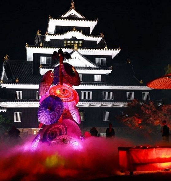 結城 秋の烏城灯源郷 開催中 | 【公式】岡山城ウェブサイト
