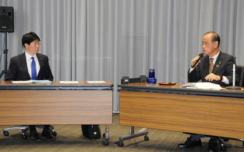 知事と岡山市長会談、１１月９日で固まる　５年ぶりに公式面会