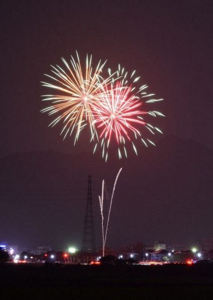 1日開幕の備前焼感謝祭前に花火 サプライズ350発で盛り上げ