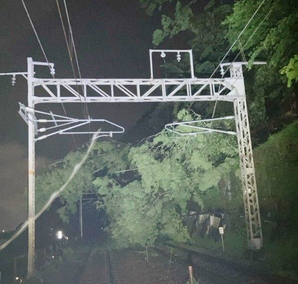 【列車情報】吉永―万富 終日運転取りやめ　ＪＲ山陽線・電気設備損傷