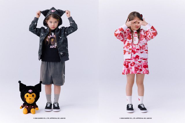 あす発売】「BAPE×サンリオキャラクターズ」コラボアイテム公開 クロミ