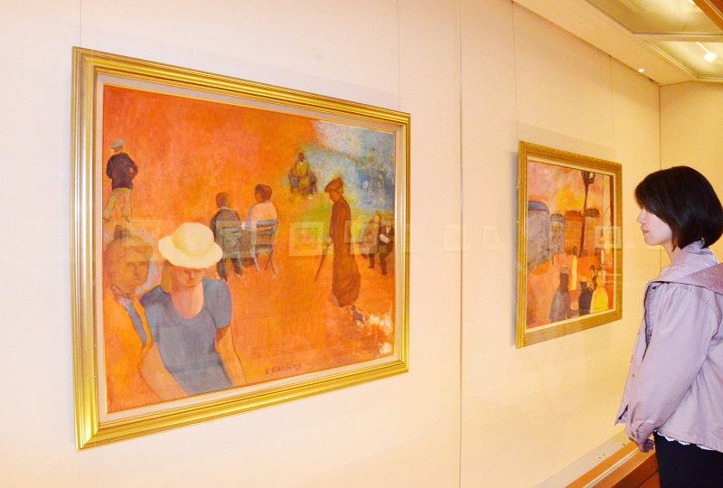 郷土出身 福島金一郎の洋画を回顧 勝央美術文学館 没後30年記念展