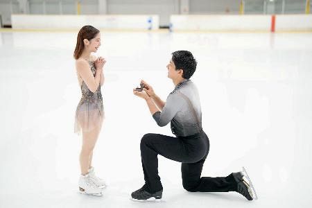 りくりゅう」ペアが婚約を発表 「互いになくてはならない存在」：山陽