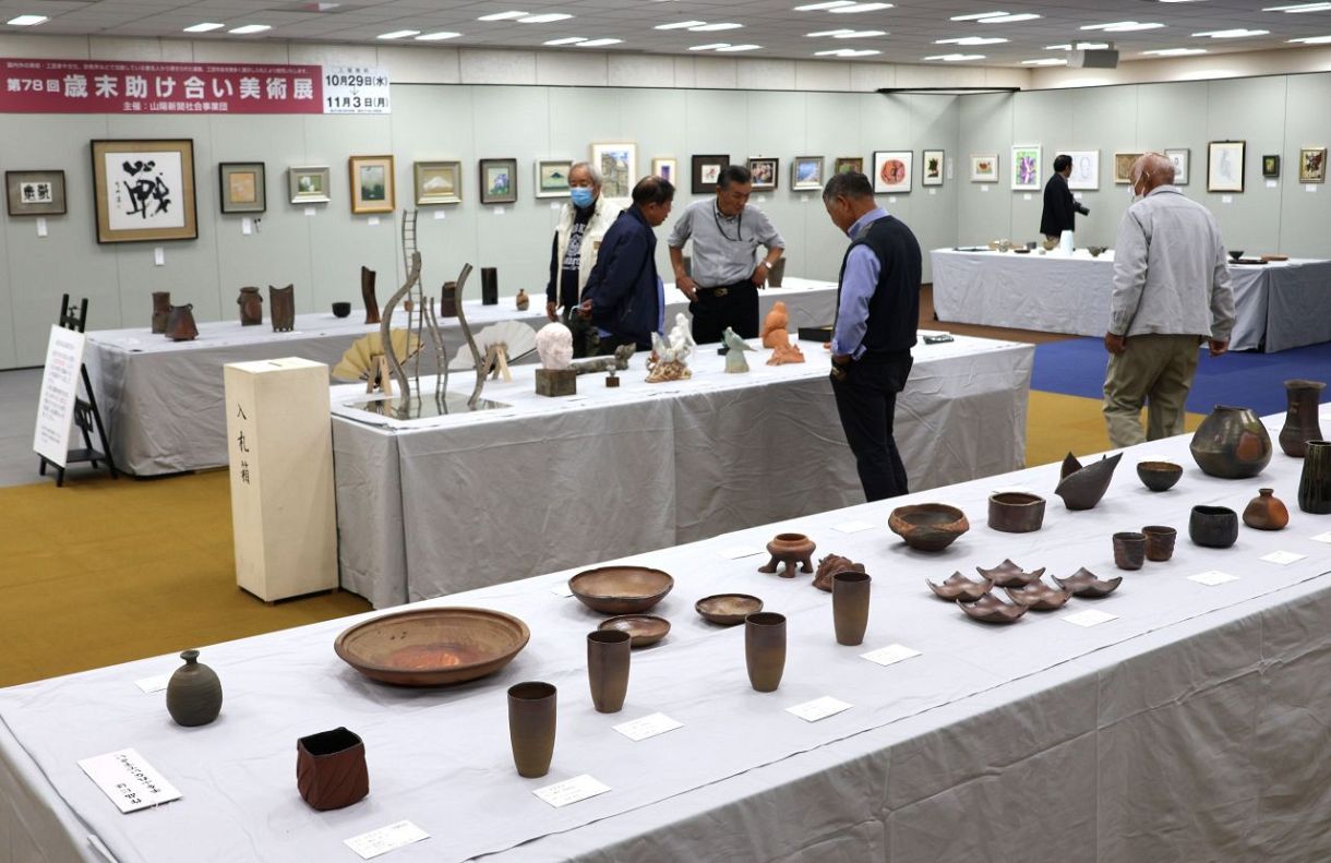 歳末助け合い美術展 29日開幕 山陽新聞社 国内外の名品480点