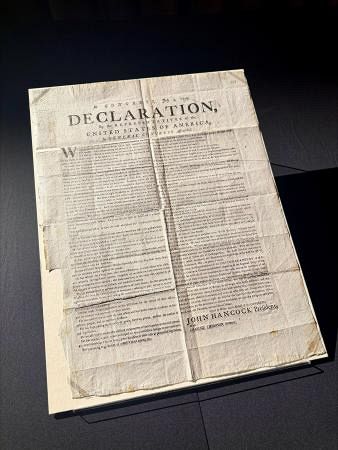 独立宣言の写し、英で発見 国立公文書館、米国外で初：山陽新聞