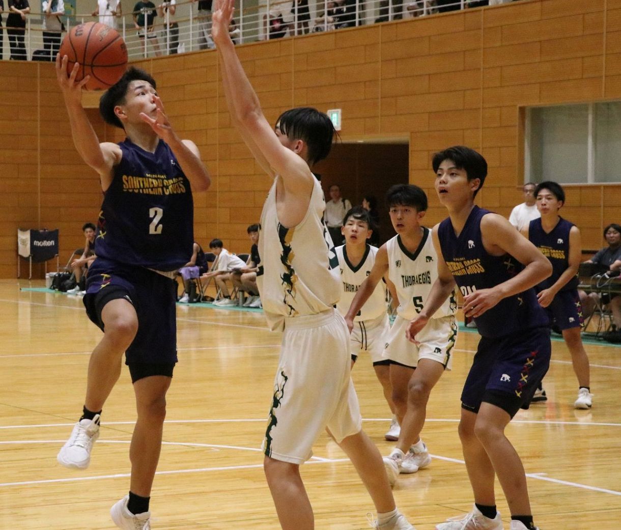 バスケ男子、倉敷南中6連覇 岡山県中学校総体：山陽新聞デジタル