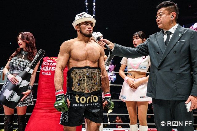 RIZIN】シェイドゥラエフ「ノジモフが66kgベルトを狙うなら、私は71kg