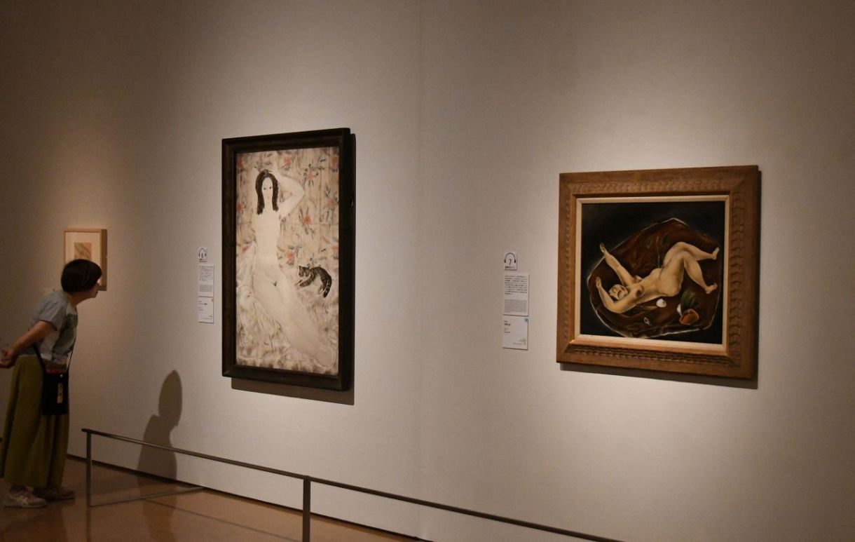 藤田嗣治が照らす国吉康雄 兵庫県立美術館で特別展：山陽新聞デジタル