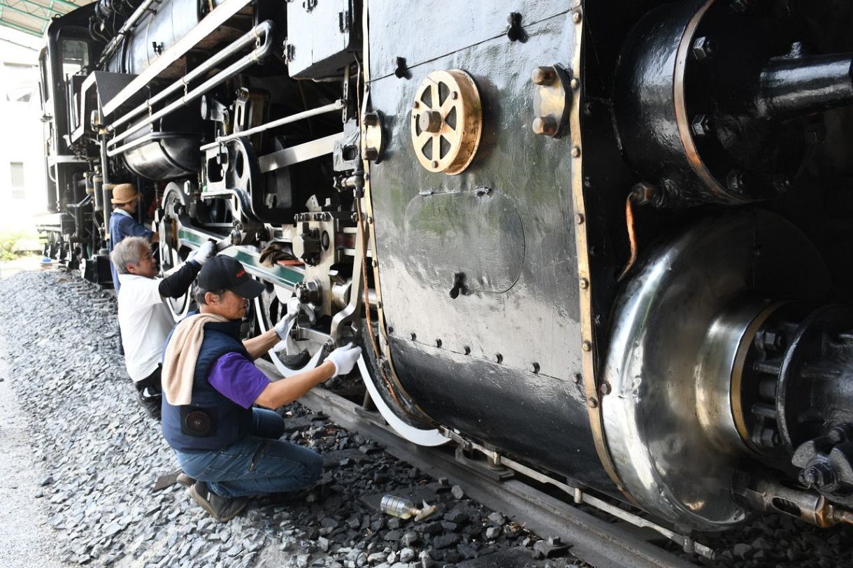 新見の「D51」お召し仕様 来春完成へ 保存会が17年かけ整備：山陽