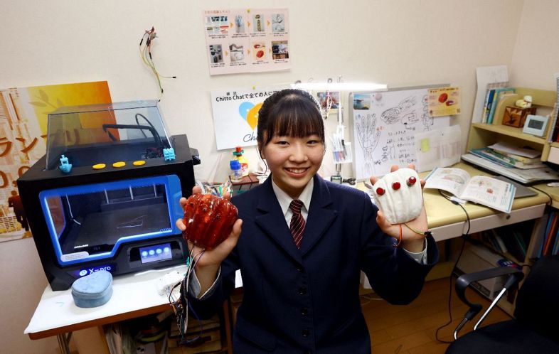 失語症の父と雑談楽しみたい」 女子高生が研究続けるツールとは：山陽