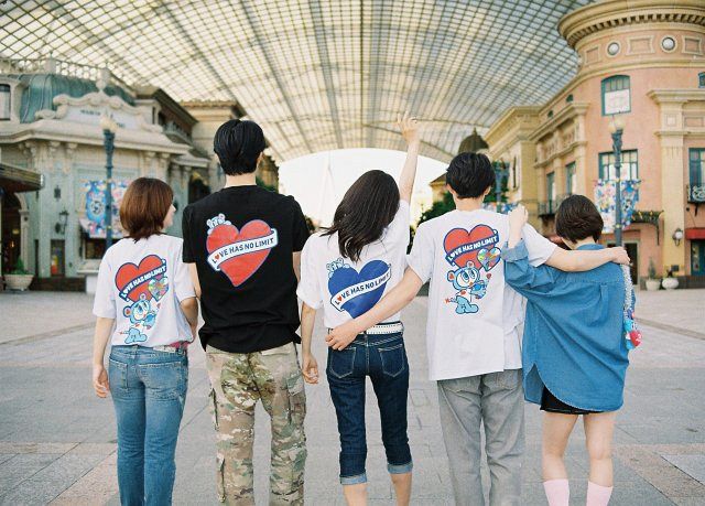 USJ エンジェルブルー　ナカムラくん　ハニーデビル　デニムシャツ　Mサイズ ユニバーサルスタジオ ナカムラくん/ハニーデビル 来場者限定 デニム