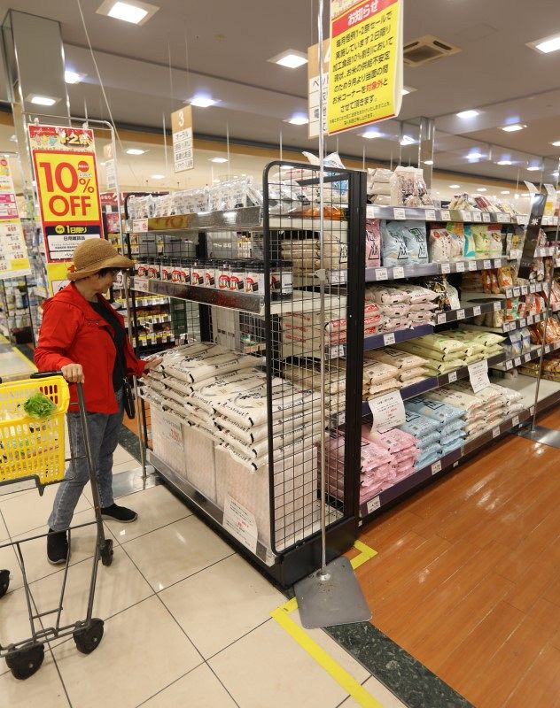 備蓄米 岡山県内で出回り始める　県産より３割安 品薄や品切れも