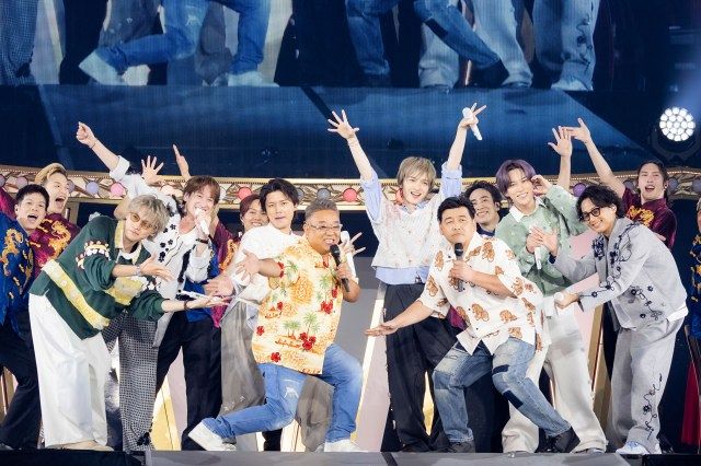 Kis-My-Ft2、デビュー14周年ライブで新曲初披露 サンドウィッチマンも