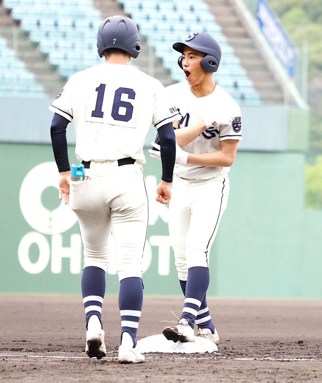 創志学園 15安打で快勝 高校野球岡山大会 第5日2回戦：山陽新聞