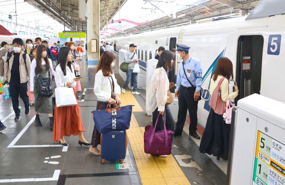 帰省や旅行満喫、日常へ　岡山県内Ｕターンピーク