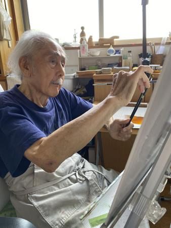 画家の上田薫さん死去 生卵写実的に描く：山陽新聞デジタル｜さんデジ