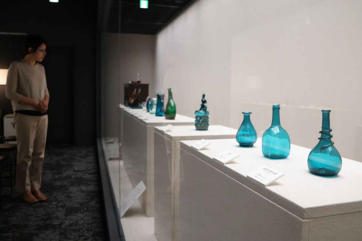 倉敷ガラス創設 小谷さん企画展 美観地区 きび美ミュージアム：山陽