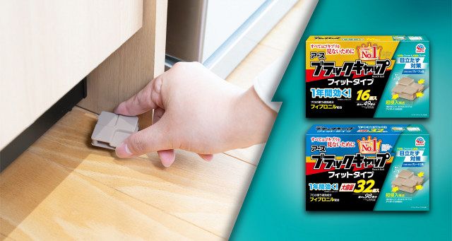 ゴキブリ駆除『ブラックキャップ』“生活空間になじむ”新作を発表 黒い