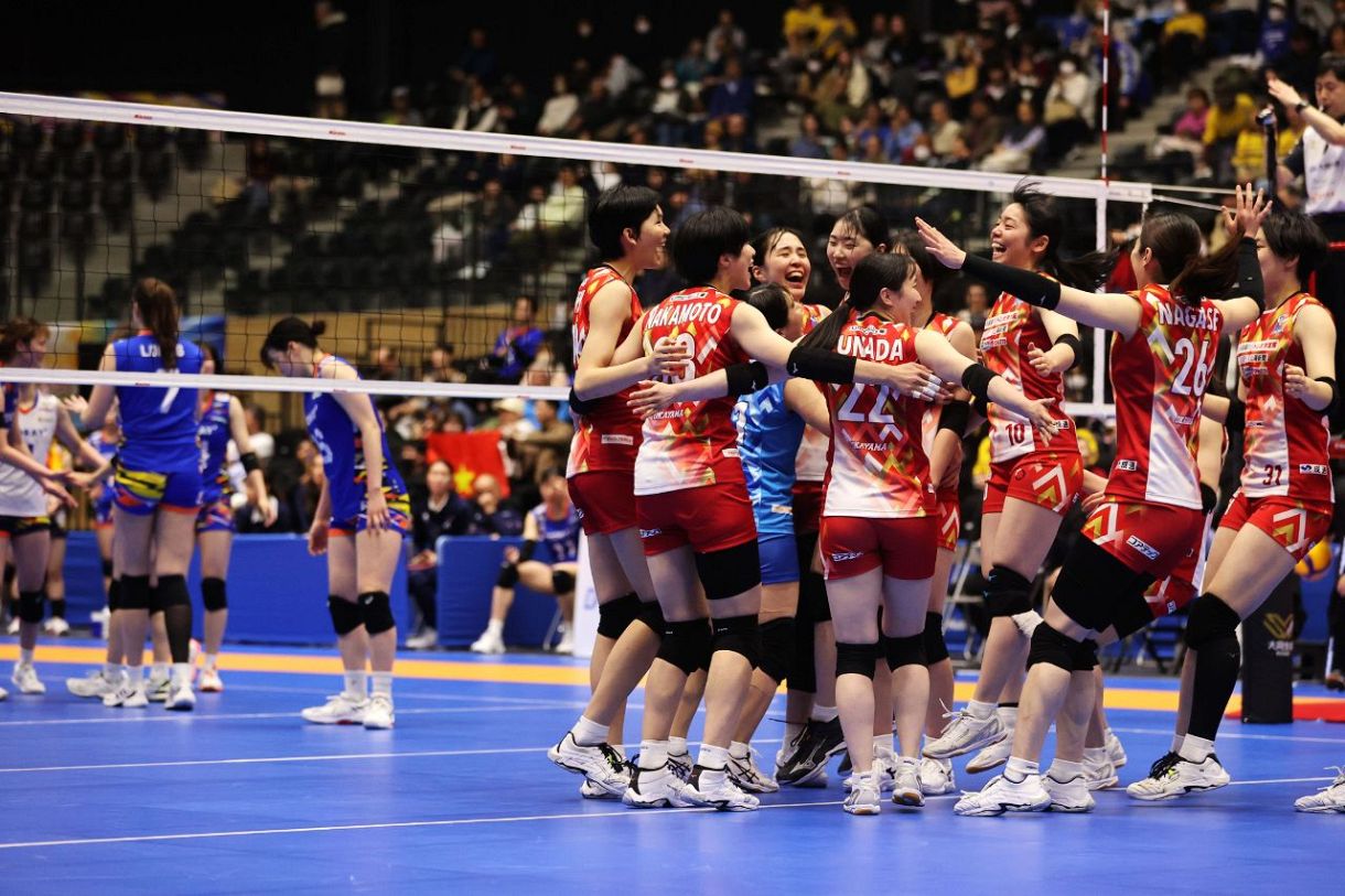 シーガルズ２連勝 東レ滋賀を攻守に圧倒し３―１