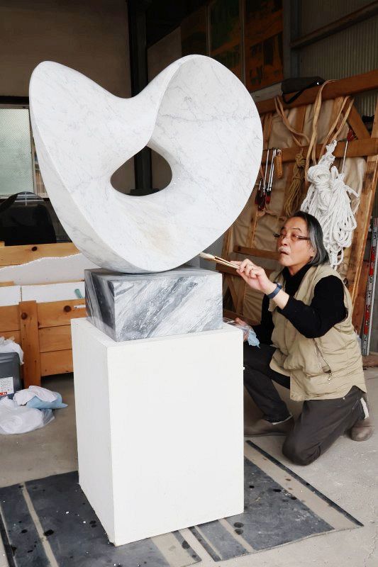 武藤順九さん作品 出雲大社奉納へ 世界平和願い プロジェクト