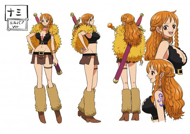 ワンピース』露出多めな服装！剣で戦うナミ？ エルバフ編のキャラ設定 ワンピース  ナミ
