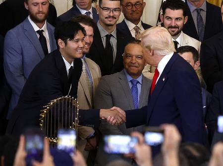 トランプ氏、大谷選手称賛 二刀流「驚異的だ」：山陽新聞デジタル