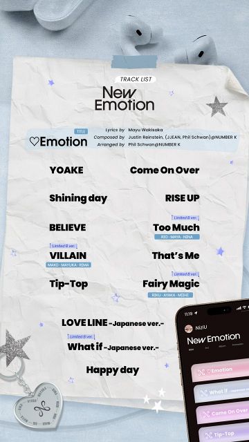 NiziU、3rdアルバム『New Emotion』の全収録曲を発表 リスニング