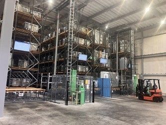 フクシマガリレイ配送センター稼働 業務用冷蔵庫など保管能力1・5倍