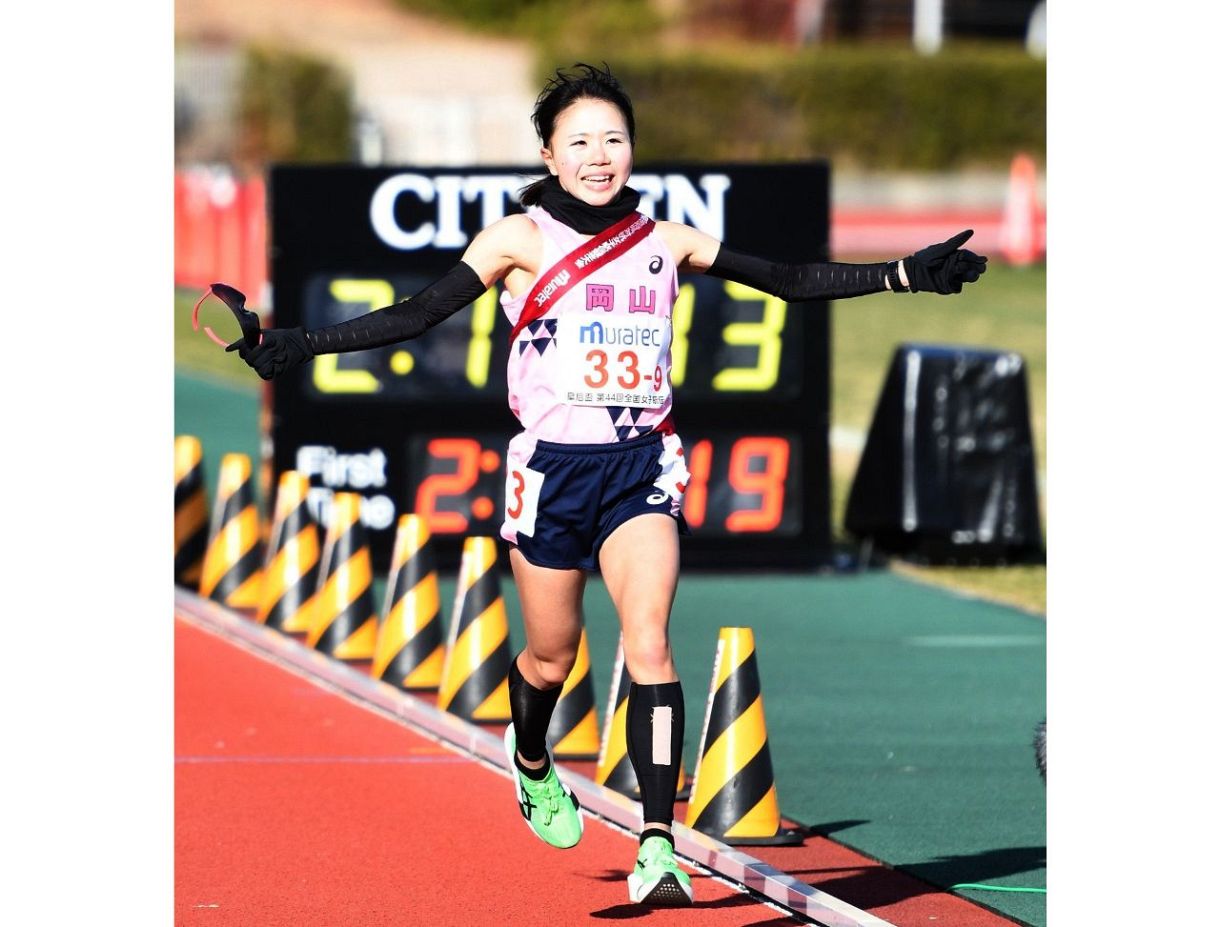 岡山 追い上げ5位入賞 会心のたすきリレー 都道府県対抗女子駅伝