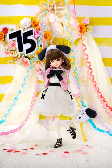 限定300体　スヌーピードール リカちゃんがスヌーピーとコラボ、特別仕様ドールが本日より予約販売