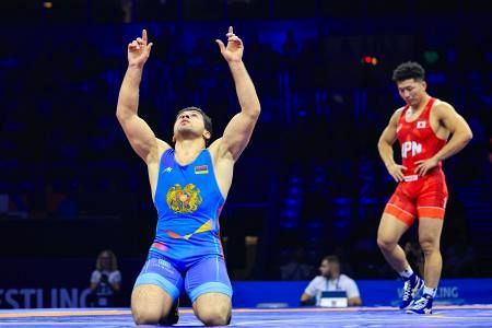 レスリング日本代表 レスリング - 日下尚が金メダル レスリング男子グレコローマン