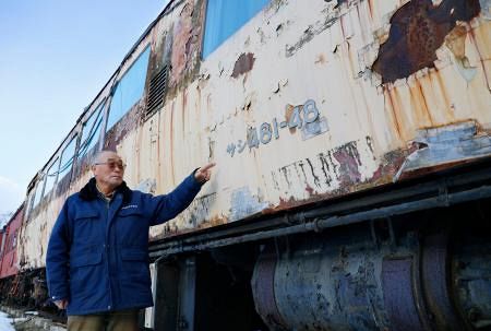 唯一現存の国鉄食堂車「能登の復興に」 盛岡市から石川県小松市に移設