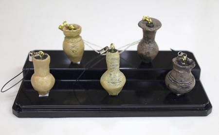 古玩　弥生土器　波状文　華器　１客 精巧な弥生土器ガチャが人気呼ぶ 唐古・鍵遺跡、学芸員の手製：山陽