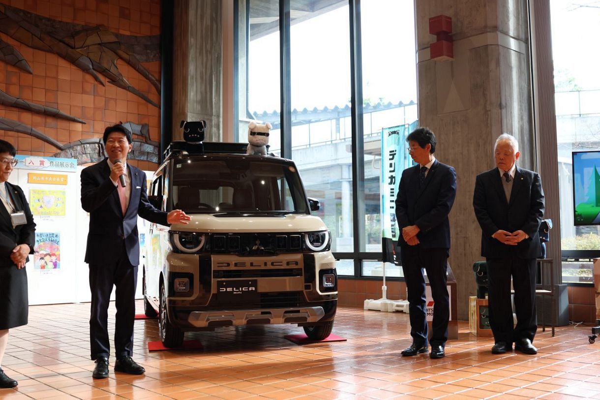 岡山県庁に三菱自新型軽 水島で生産、部品メーカーも紹介：山陽新聞