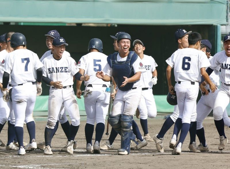 2025秋の岡山県高校野球大会準々決勝 笠岡商―関西：山陽新聞